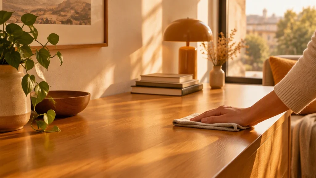 decluttering one surface a day
