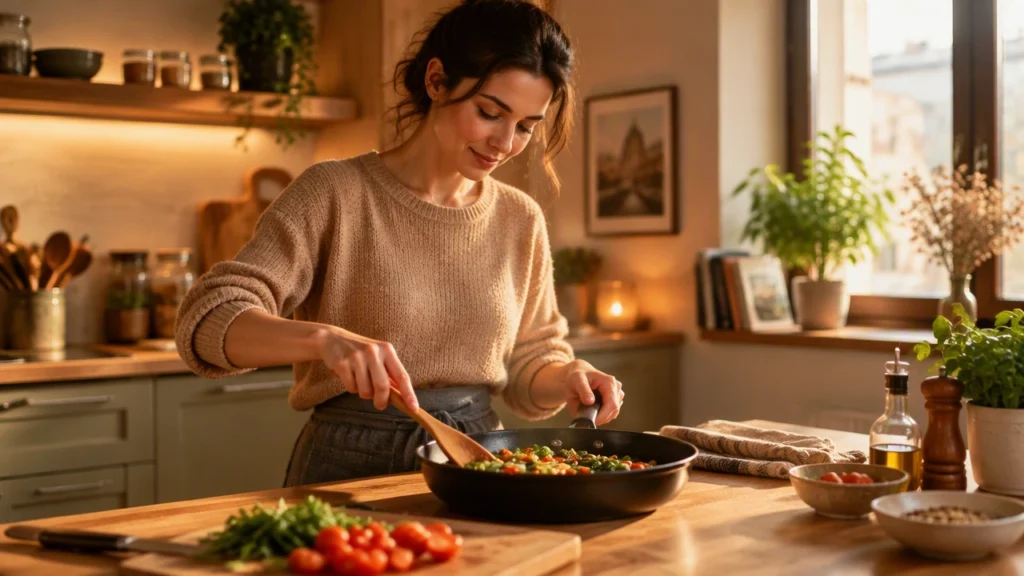 mindful meal prep on weekdays