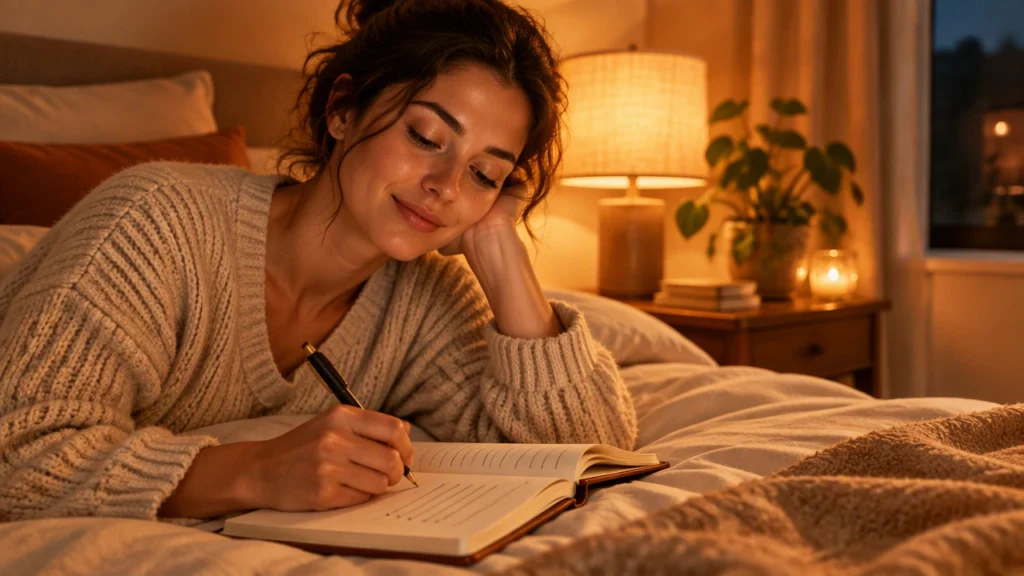 simple evening gratitude journal