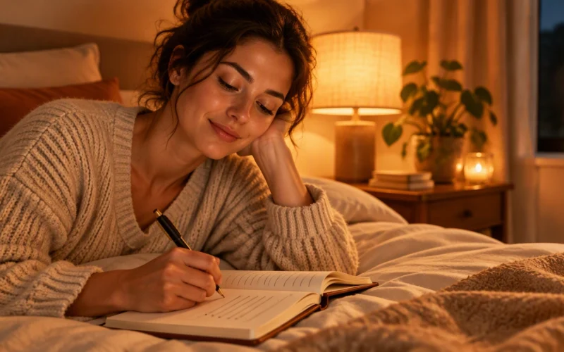 simple evening gratitude journal